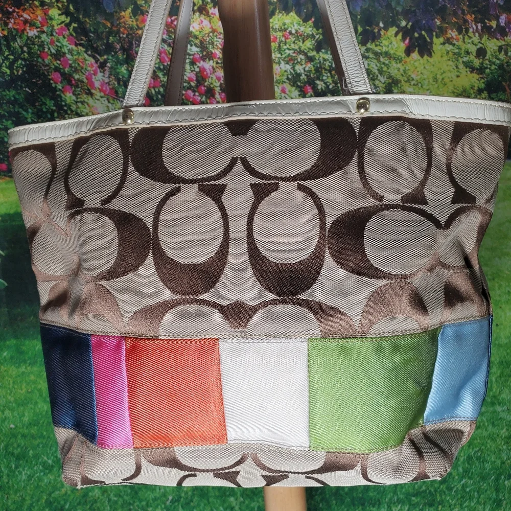 Coach Multicolor Stripe Purse A0767 - 10859